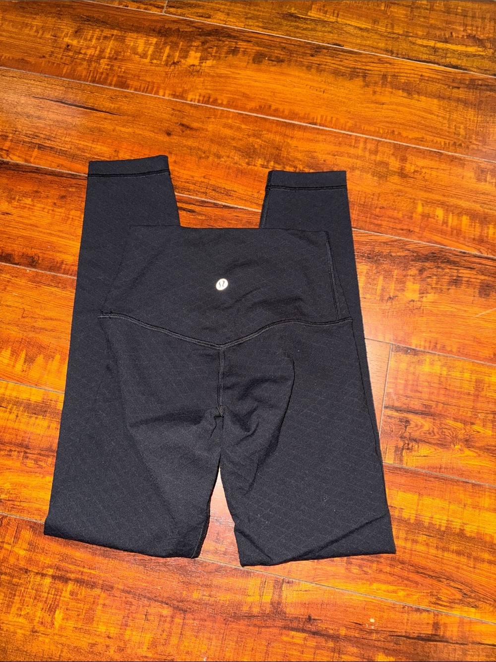 Lululemon Align High Waisted Black Diamond Textured Leggings